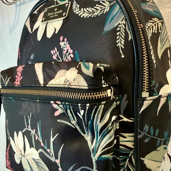 Kate Spade Wilson Road Botanical Small Bradley Backpack - Picture 2 of 11